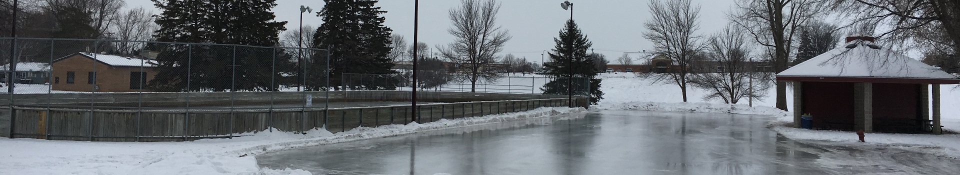 Warming House & Outdoor Ice Rink Banner