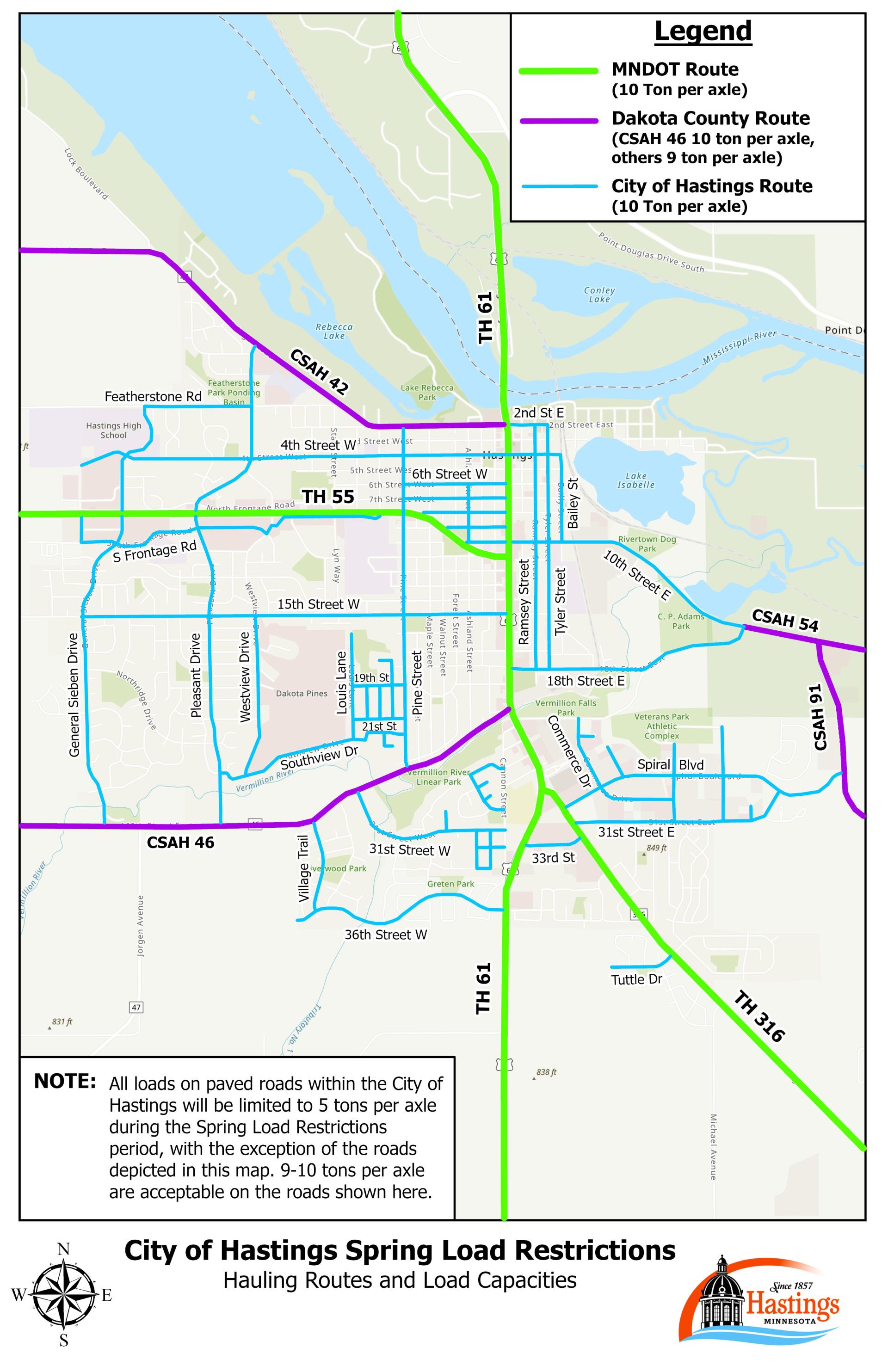 Load Restrictions Map_Photo